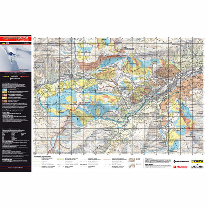 Freeride Map La Grave/La Meije - Ski