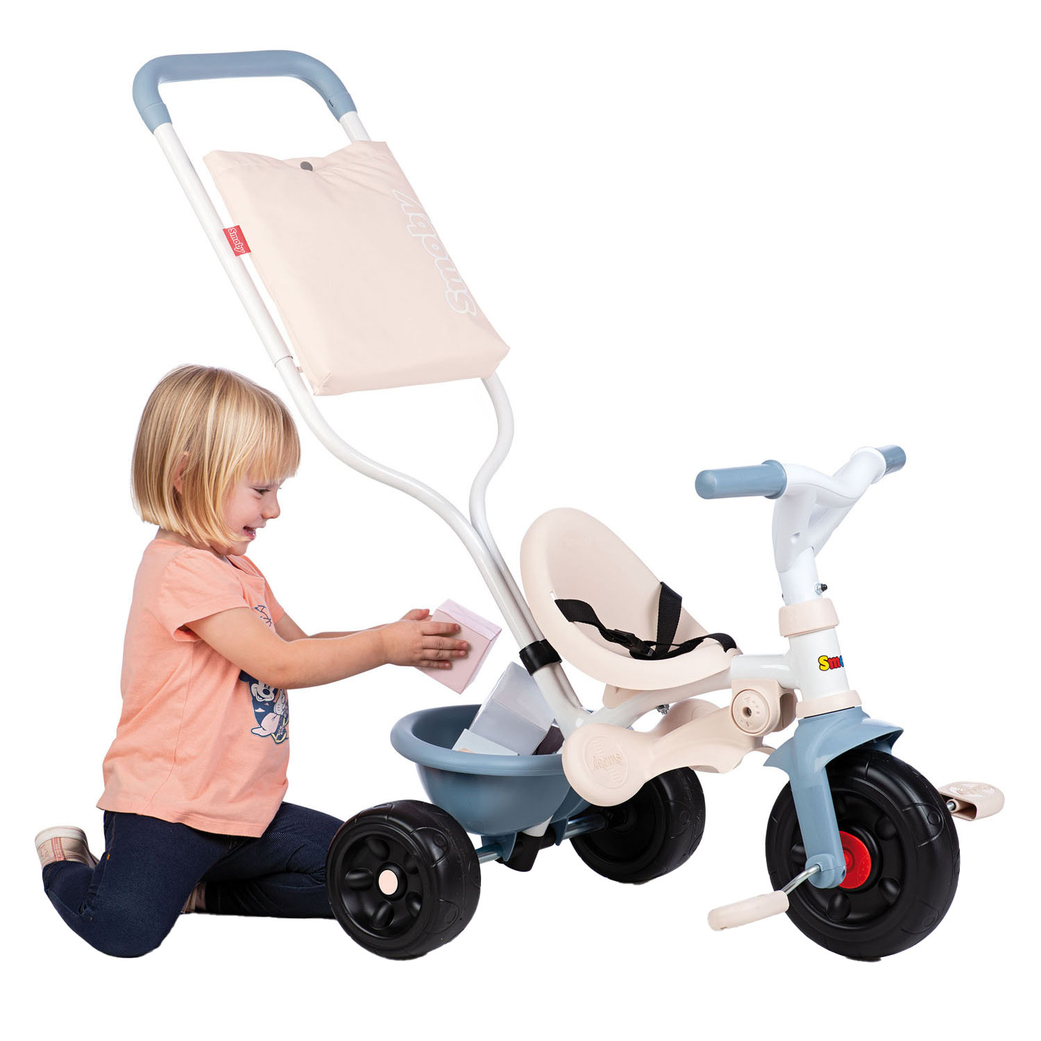Smoby Be Fun Comfort Drie Wieler Blauw