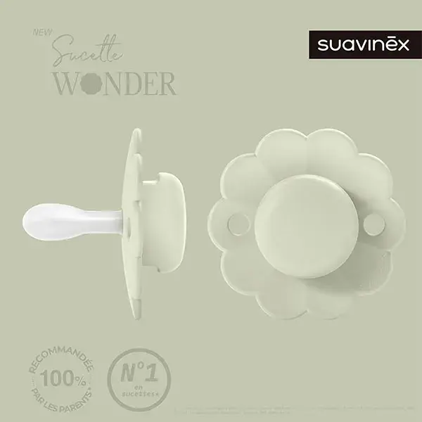 Chupeta reversível Suavinex Wonder SXPRO 0/6 meses Wonder - Quase azul-turquesa