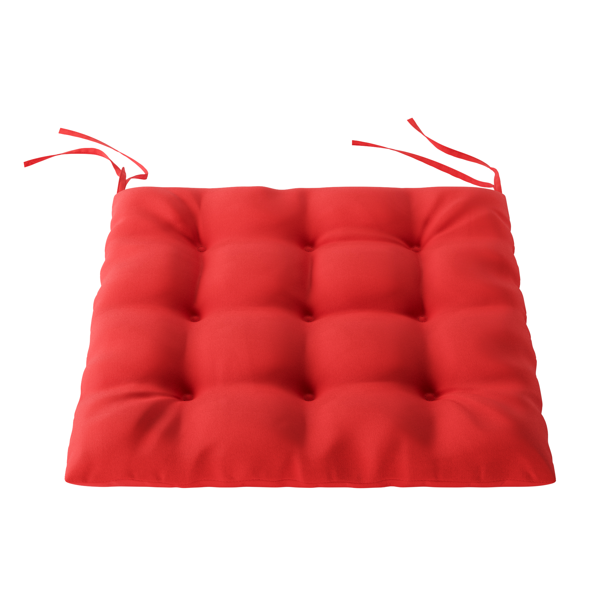 Sitzkissen 40 x 40 cm rot