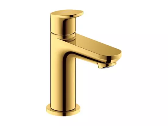 Robinet lave-mains eau froide DURAVIT Wave doré poli