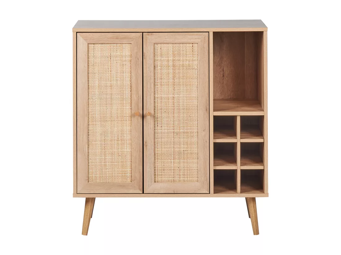 Armoire à vin PAGET 89 cm Marron clair