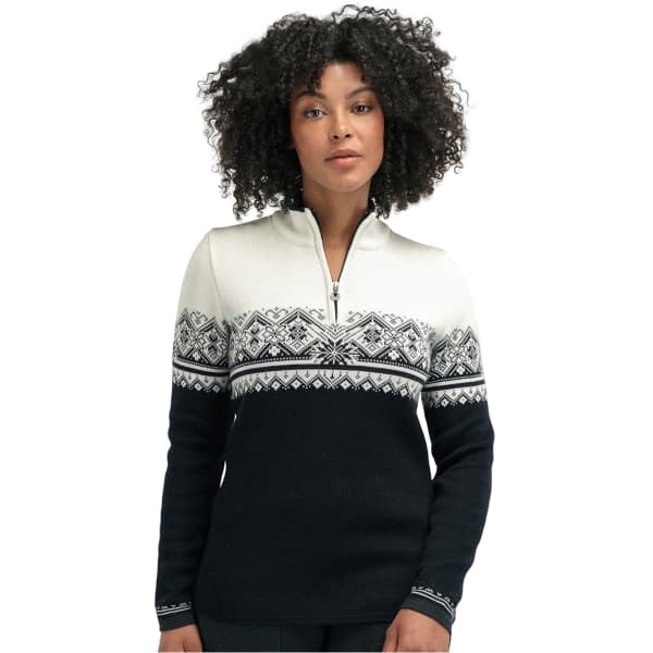 Pull DALE OF NORWAY MORITZ SWEATER W BLACK/WHITE/DARKCHARCOAL