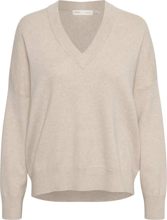 InWear FosterIW V-neck Simply taupe melange