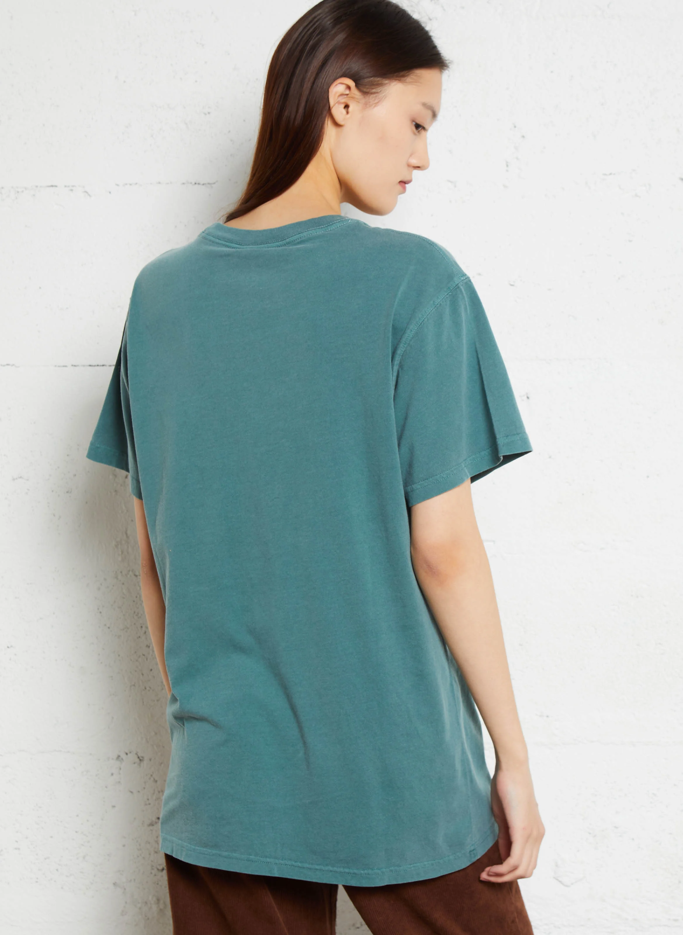 TRUCKER CHICAGO - Tee-shirt col rond en coton | Vert