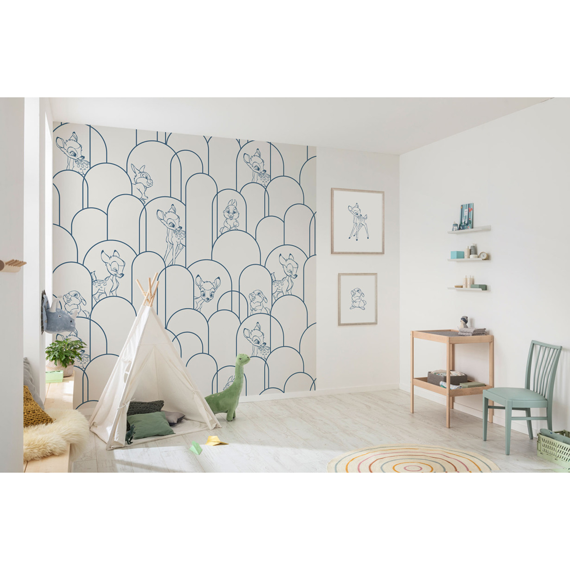 Vlies-Fototapete HIDE AWAY BAMBI - 250x250 cm