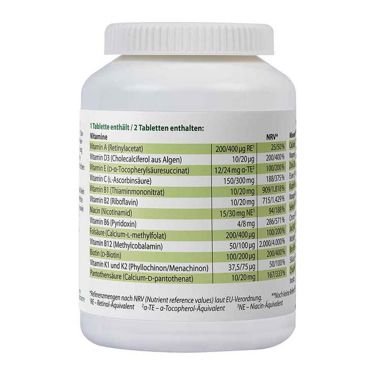 Omnivegan Multi zertifiziert vegan Tabletten, 90 St