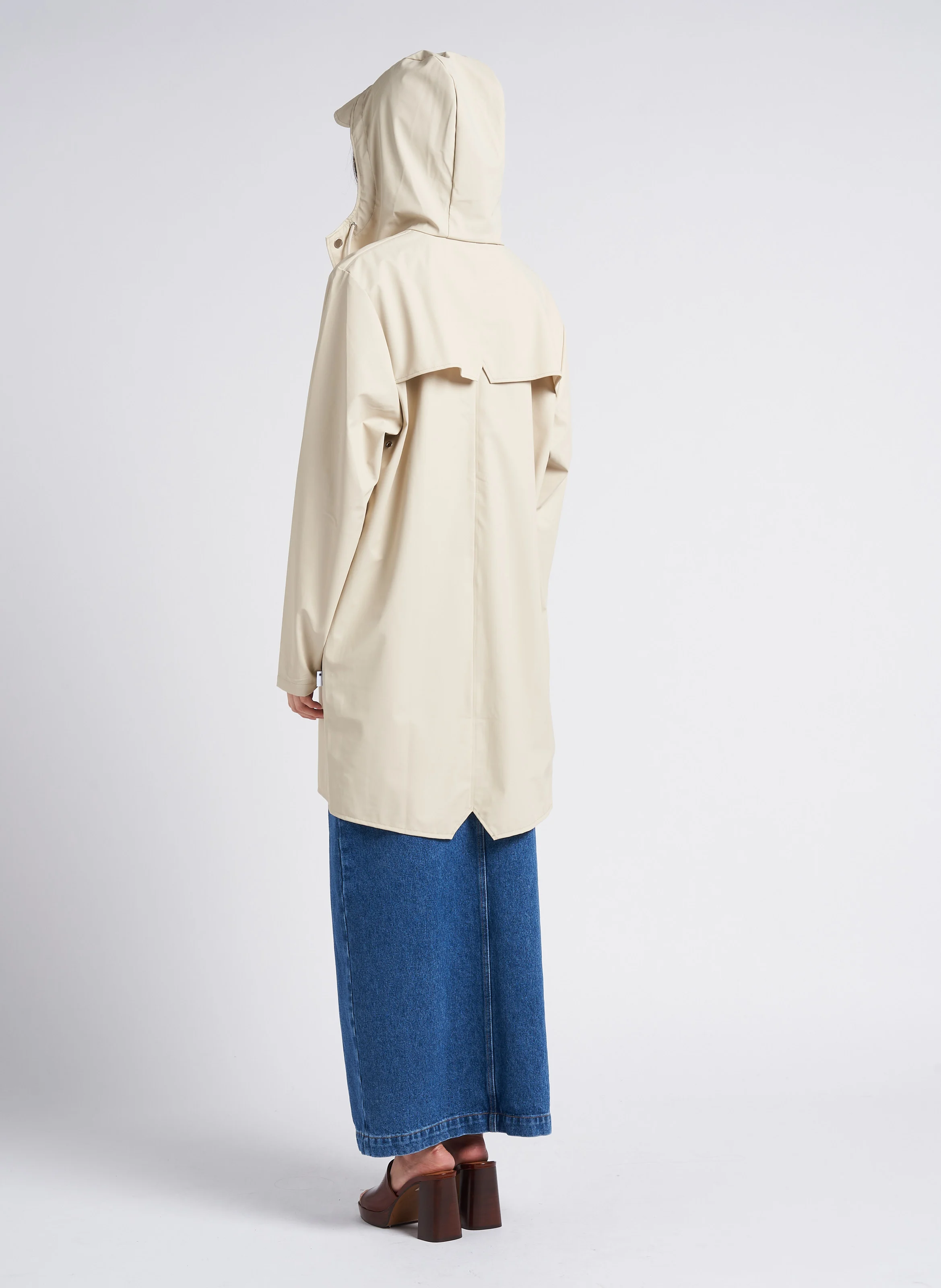Coupe-vent imperméable à capuche | Beige