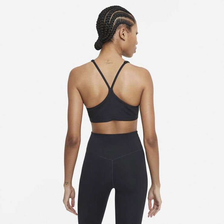 Nike Indy V-neck light support sports bh Sort