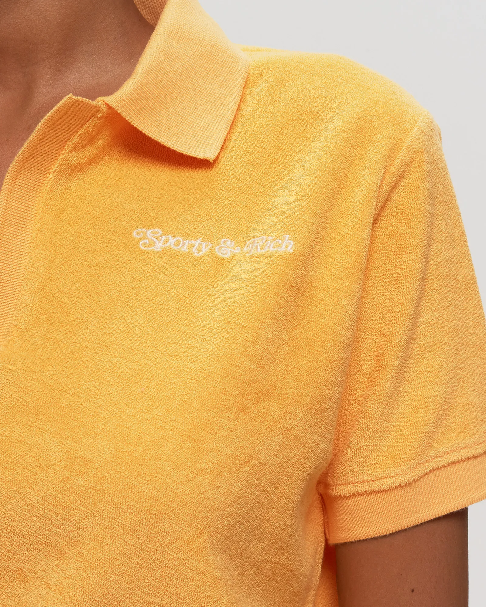 Sporty & Rich New York Tennis Club Terry Ss Polo