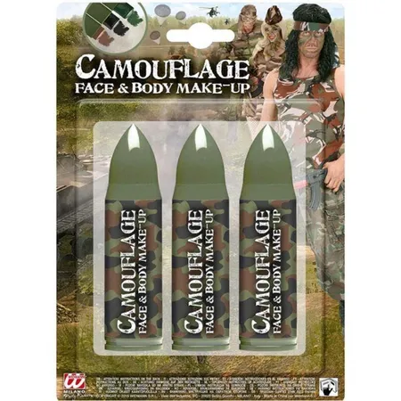 Widmann Schminkstift 3er-Set Camouflage