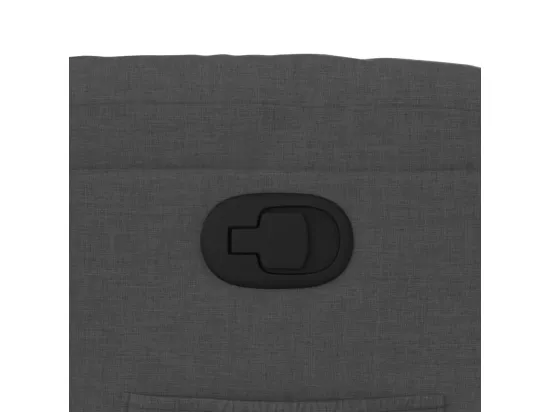 Fauteuil inclinable Gris foncé Tissu