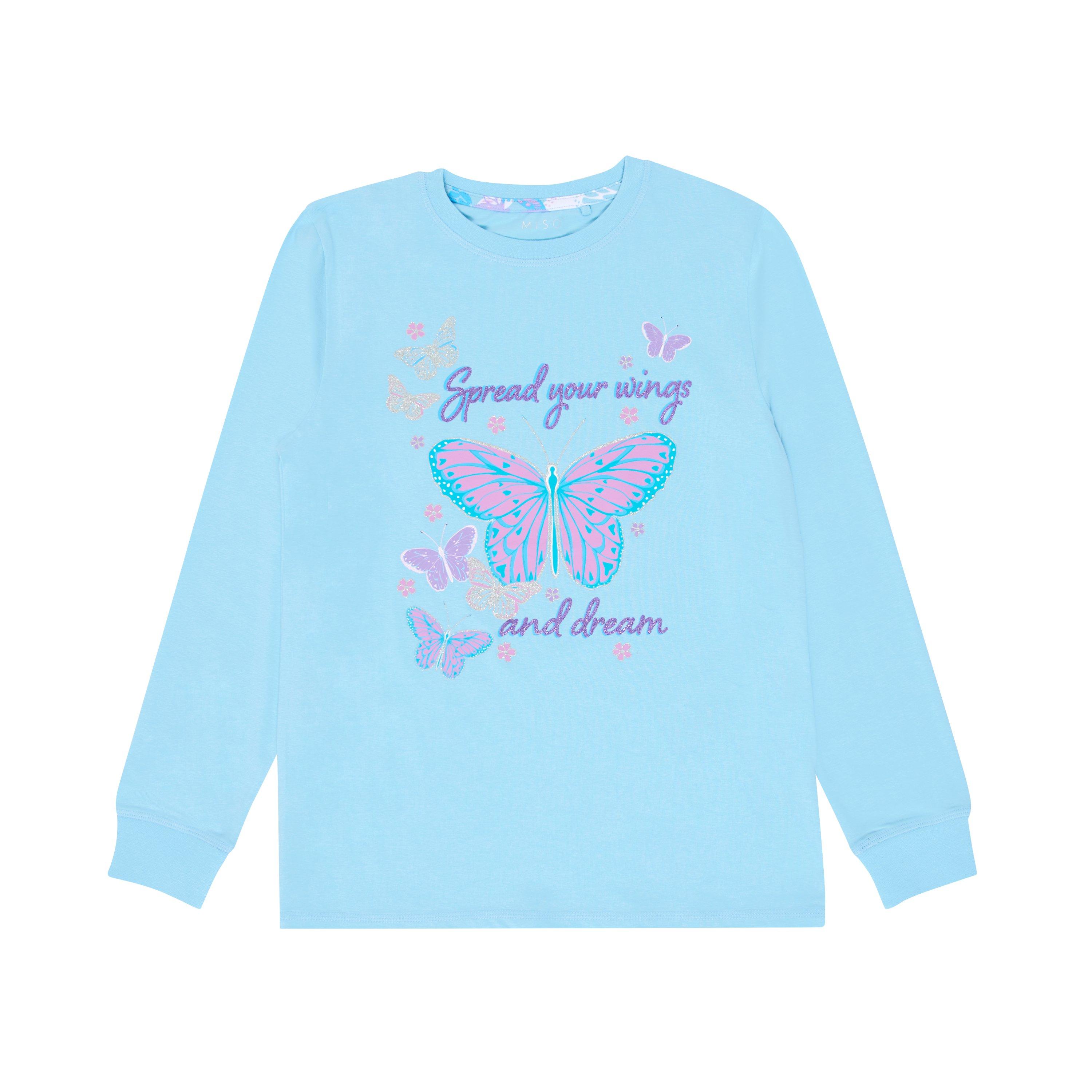Miso Kids Girls Butterfly Pyjama Set