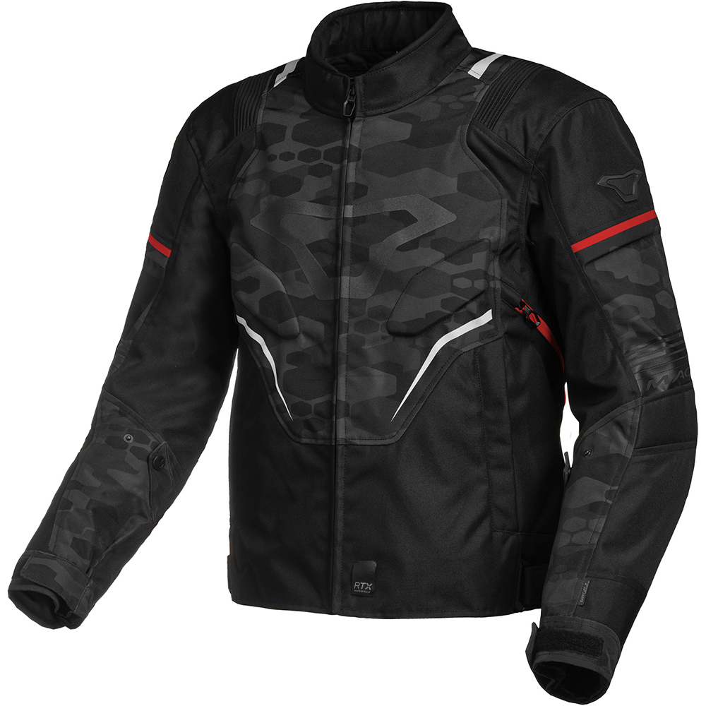 Macna - Blouson Adept Noir / Camouflage Noir