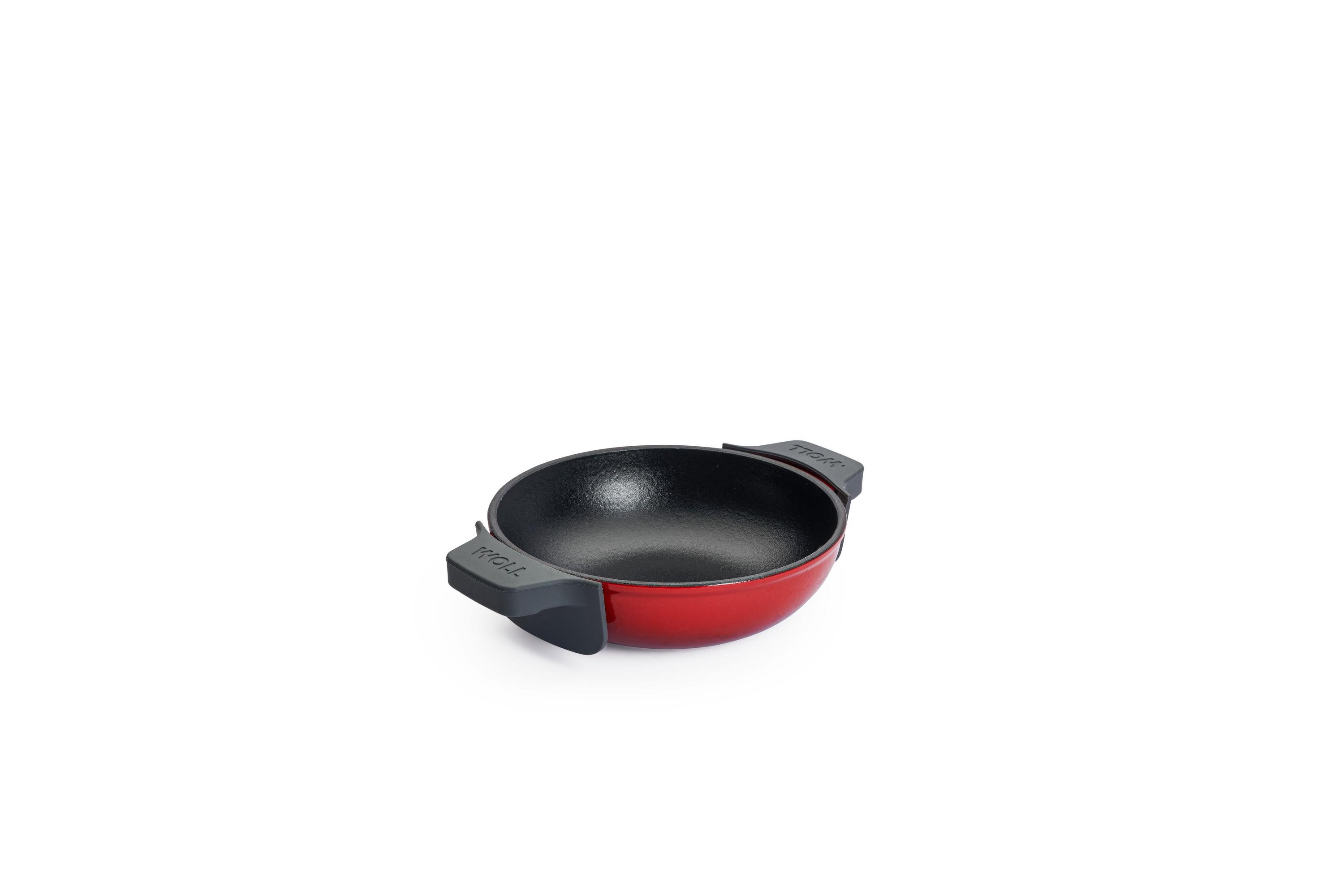 Iron Servierpfanne mit Glasdeckel - Farbe: Chili Red