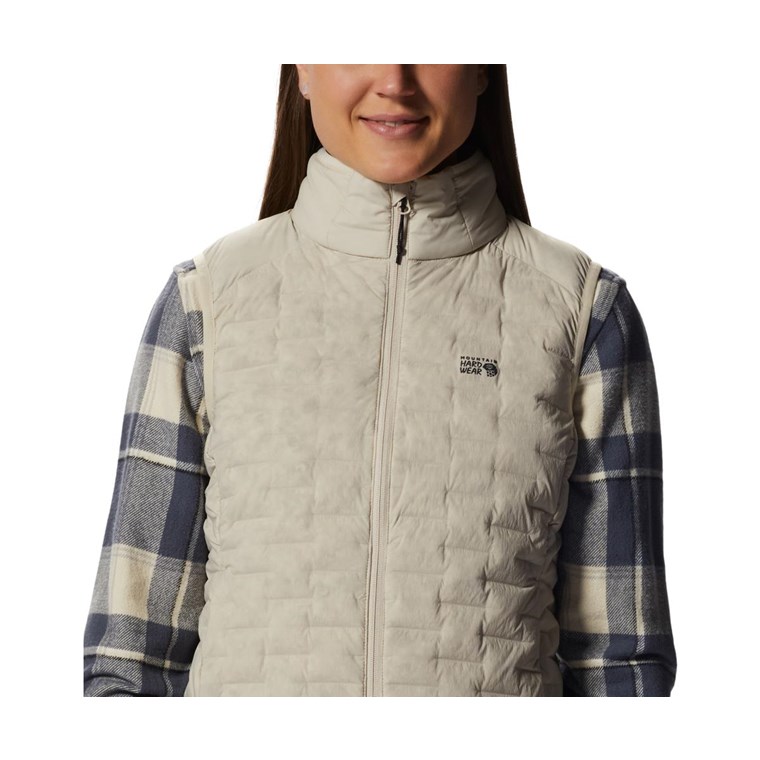 Mountain Hardwear Stretchdown Light Vest Women Wild Oyster