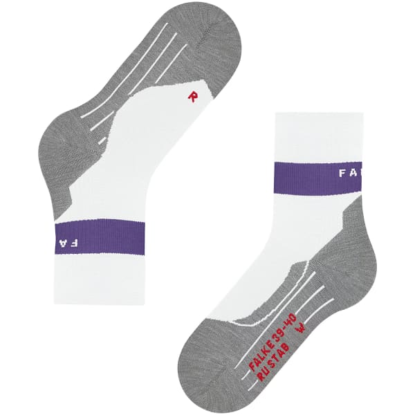 Chaussette running FALKE RU COMPRESSION W WHITE