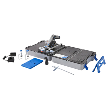 Dremel 12V accu- cirkelzaag / zaagstation in koffer BluePrint CS12JM incl. 2.0Ah accu   snelllader