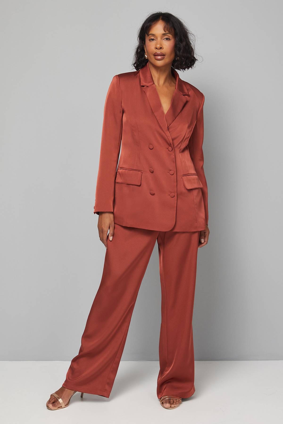 Wallis Blazer Croisé Long