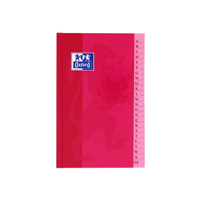 Oxford - Répertoire broché 11 x 17 cm - 192 pages - petits carreaux (5x5 mm) - disponible dans différentes couleurs