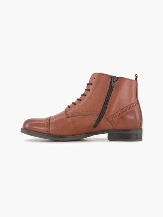 5th Avenue Schnür-Stiefelette Braun