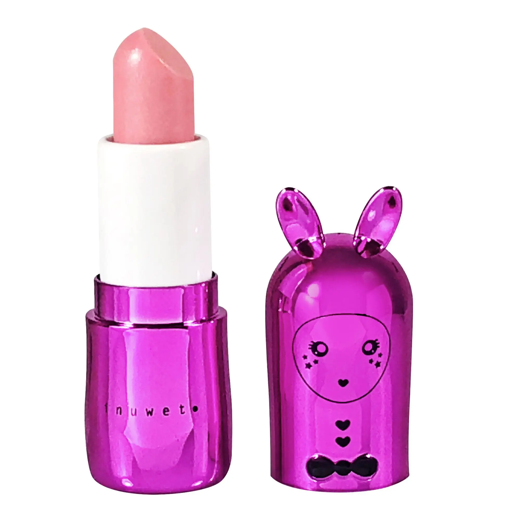 Inuwet - Baume à lèvres metal fushia Milkshake Baume à lèvres hydratant naturel- Contour des yeux et lèvres