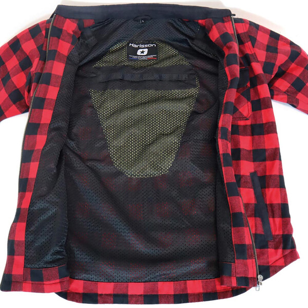 Harisson - Surchemise femme Ranger Lady Fit Noir / Rouge