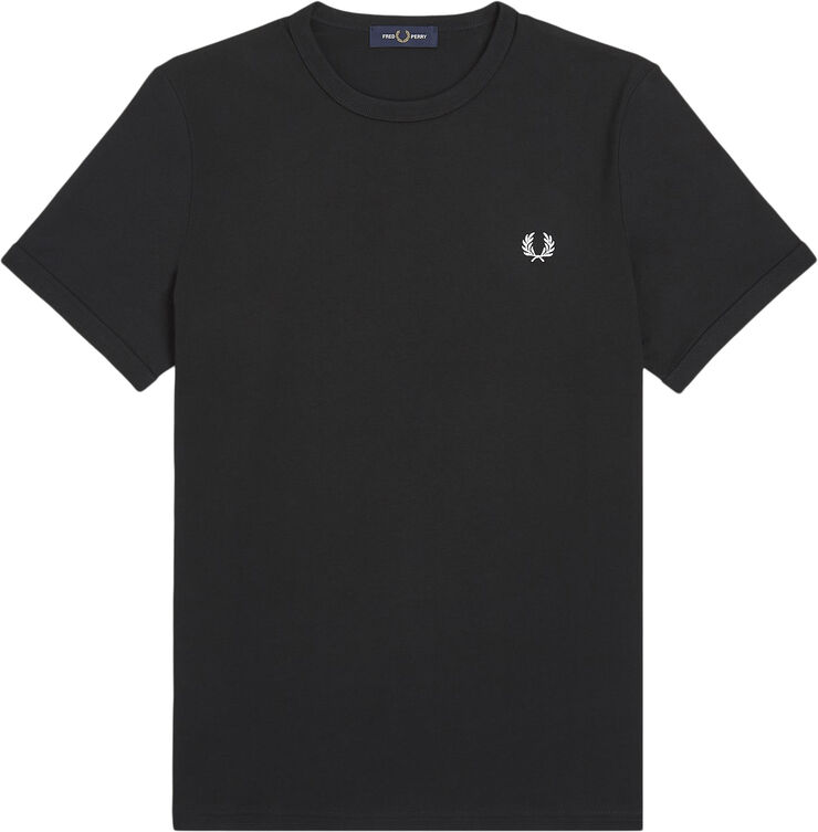 Fred Perry RINGER T-SHIRT Sort