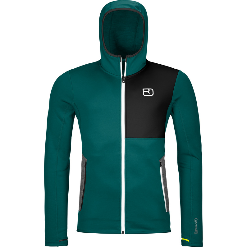 Ortovox Herren Fleece Hoodie Jacke