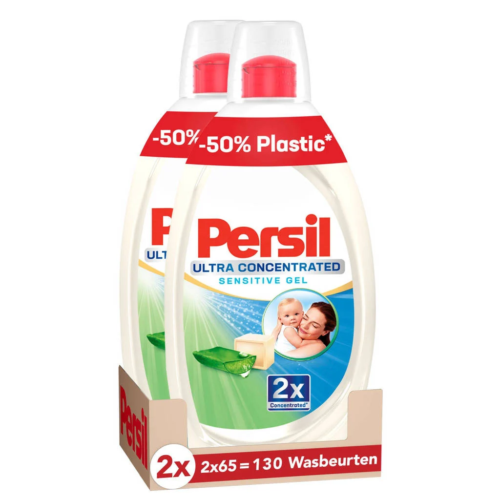 Ultra Concentrated Gel Sensitive vloeibaar wasmiddel - voordeelverpakking - 2 x 65 wasbeurten - 130 wasbeurten