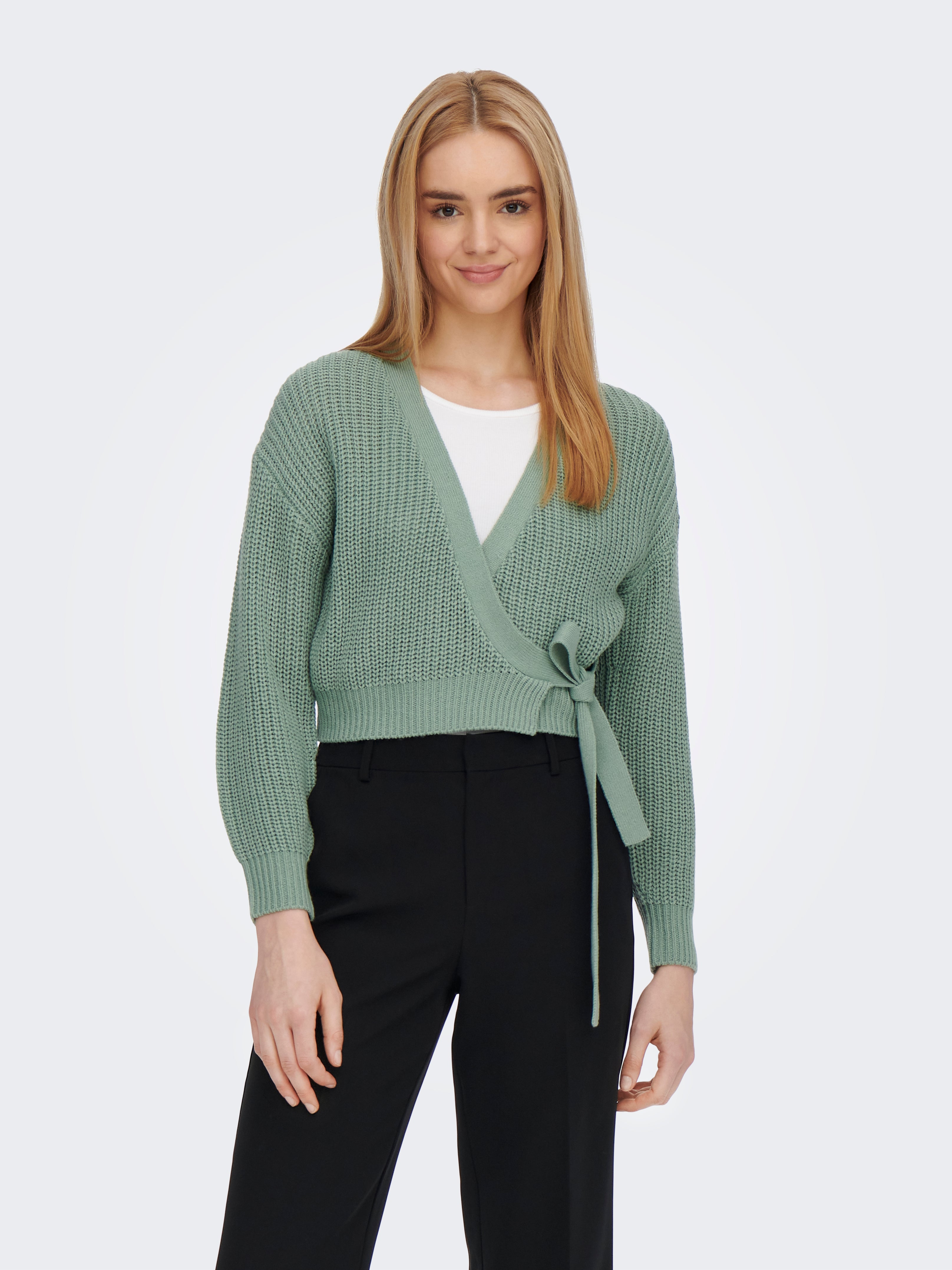 ONLBREDA Strickjacke Chinois Green