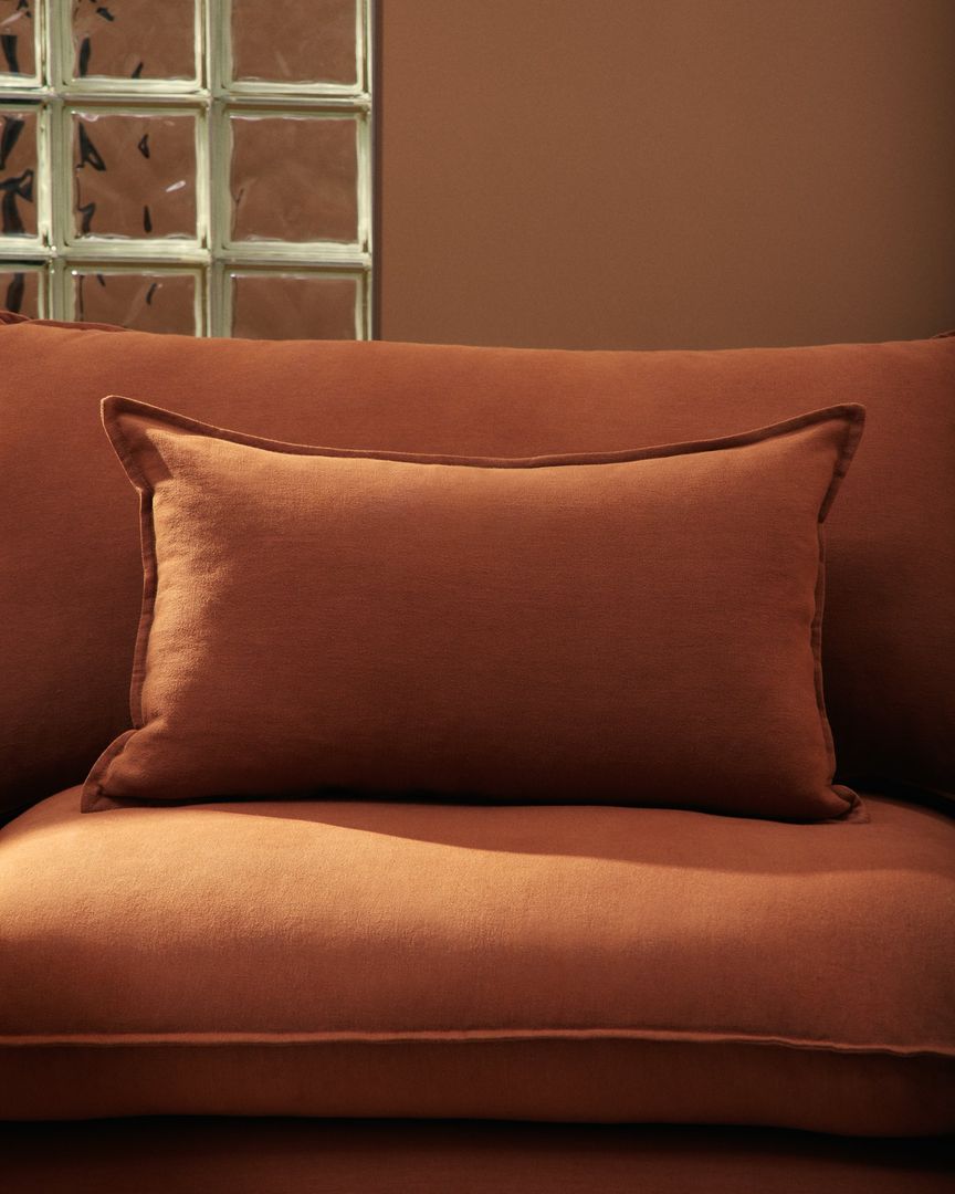 Kave Home Anarela Terracotta 3-Zitsbank