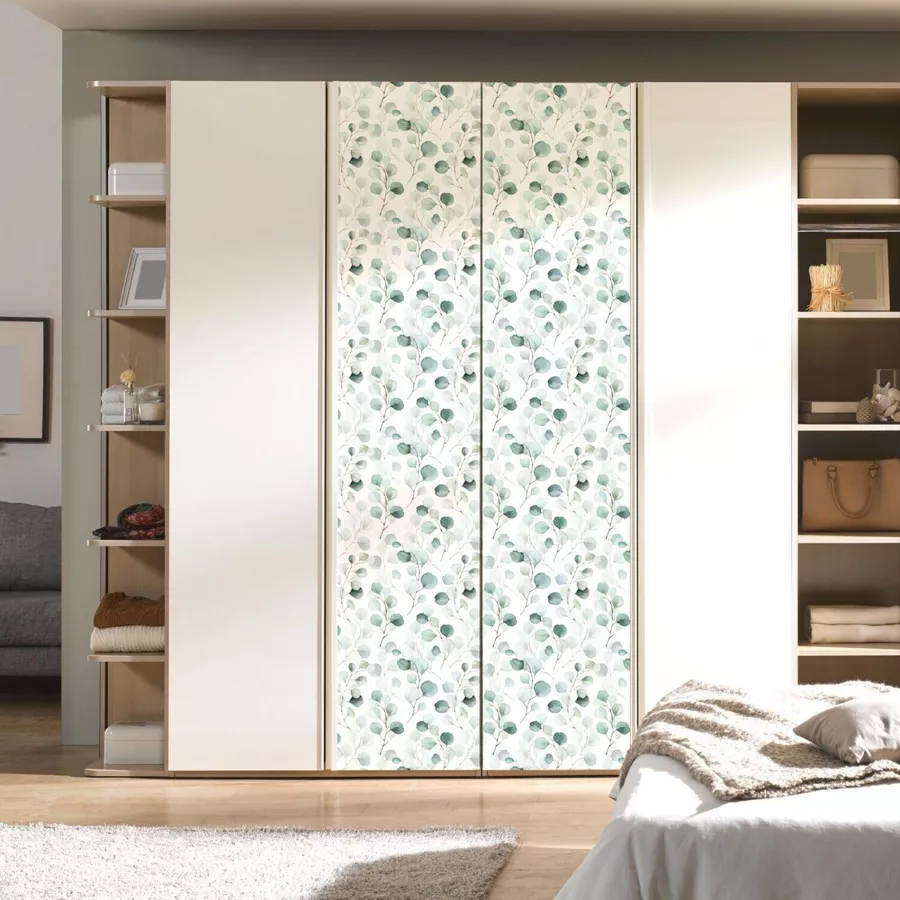 Nikima Klebefolie KF-02 selbstklebende Folie – Floral Klebefolie bunt