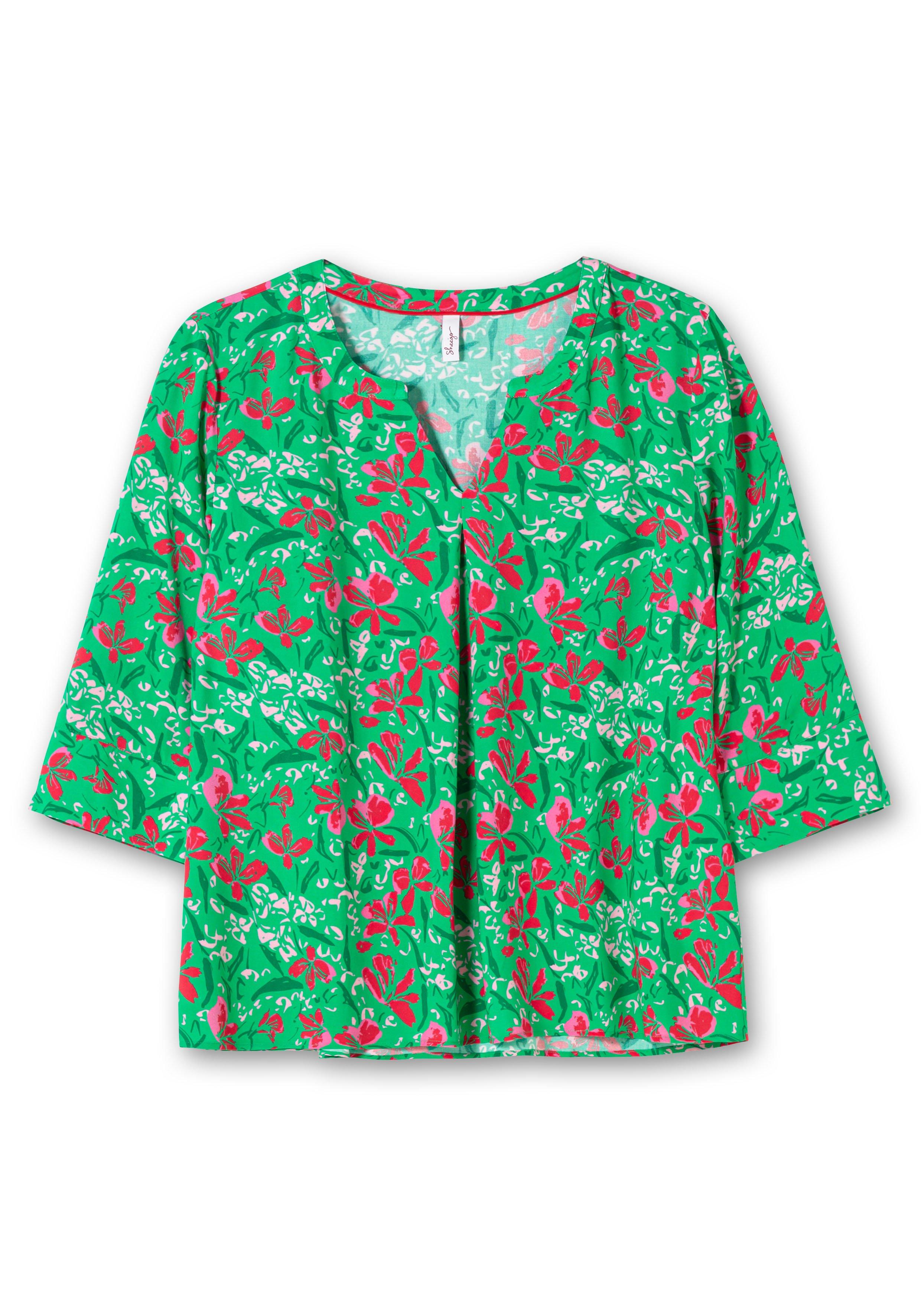 Tunika mit 3/4-Arm und Alloverprint