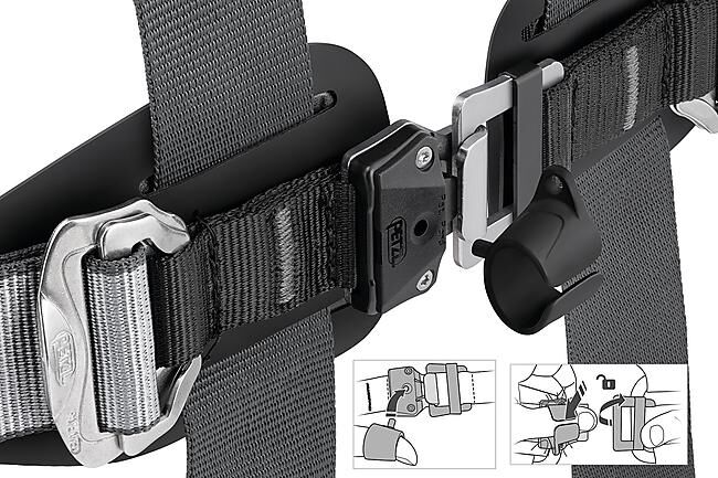 PETZL - HARNAIS COMPLET SWAN EASYFIT STAINLESS