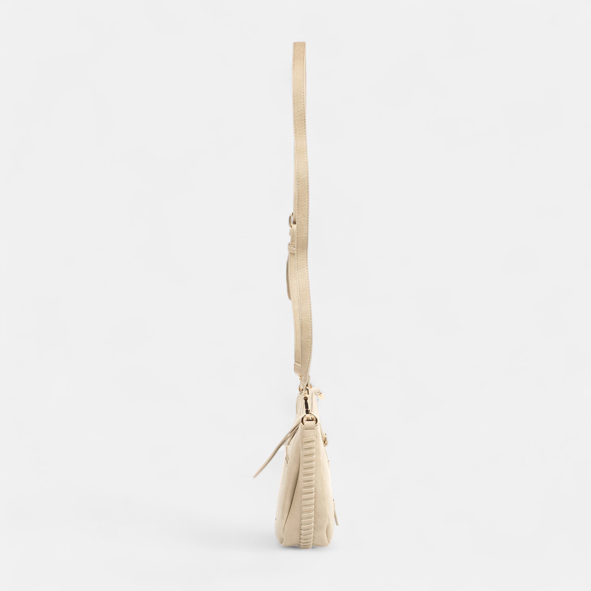 Sac bandoulière beige