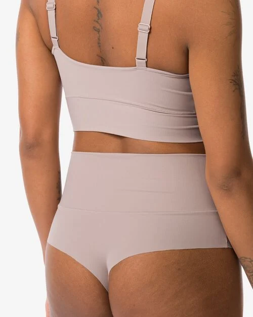 string femme taille haute ultimate comfort beige