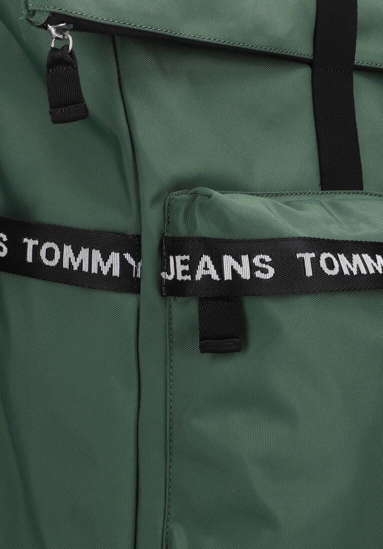 TOMMY JEANS groene tommy jeans rugtas tjm essential rolltop backpack