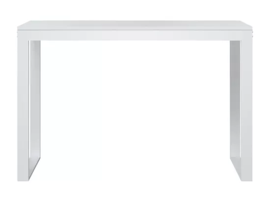 Bureau d'ordinateur Blanc 110x60x73 cm Aggloméré