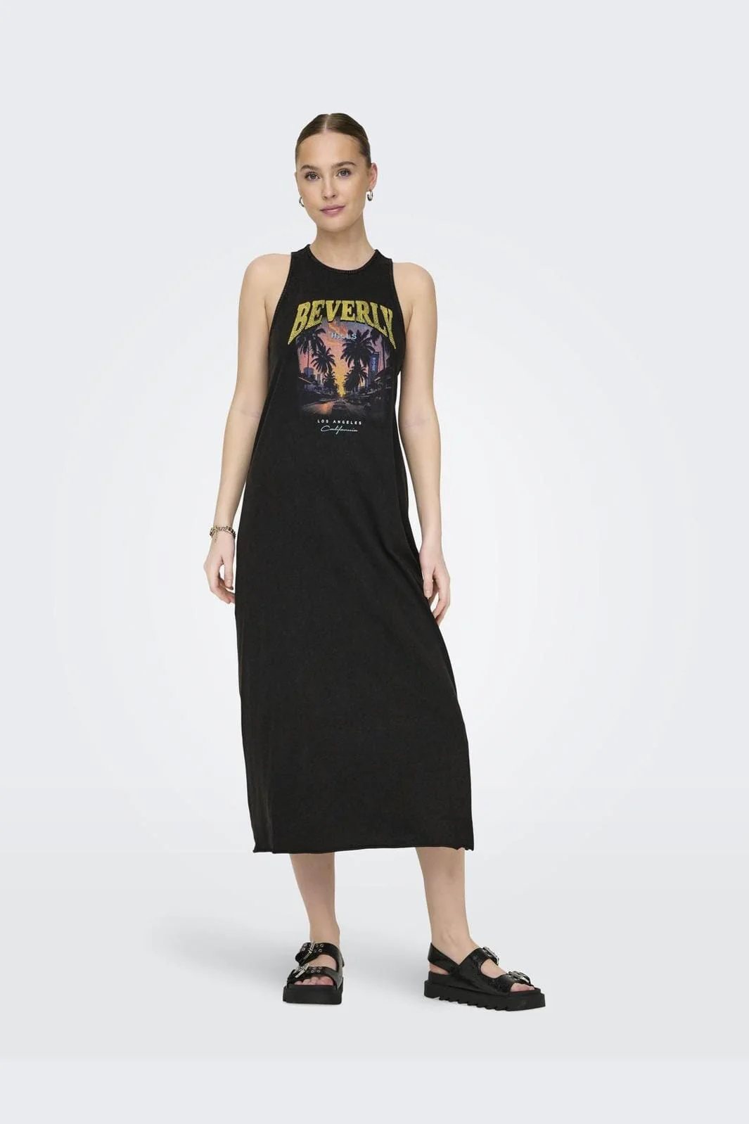 Only Onllucy Life S/L Drive Dress Box 4506834 black beverly rooted