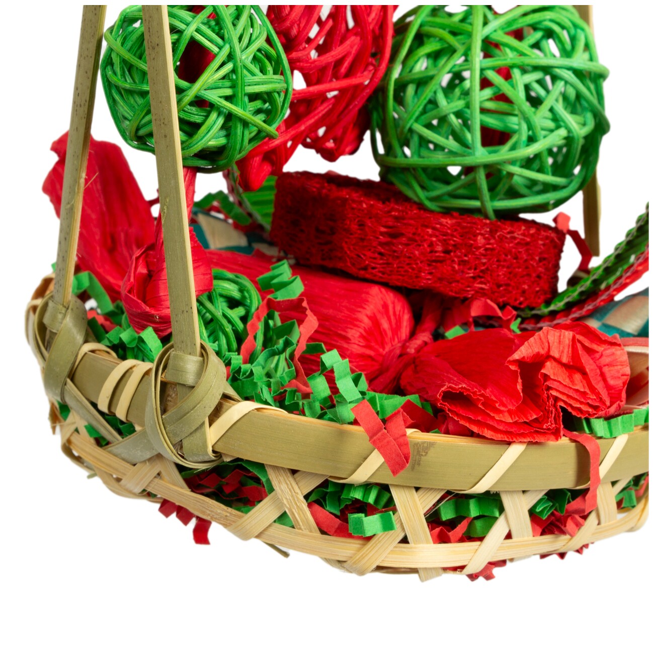 HappyBird Hängespielzeug Playful Bamboo Basket