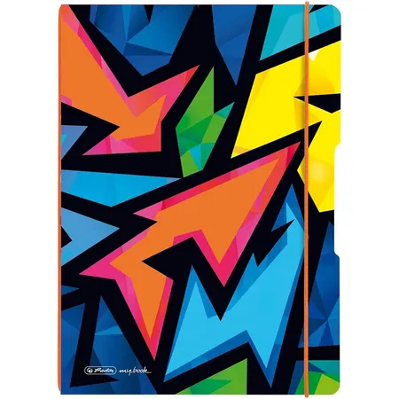 Herlitz Notizheft Neon Art, flexibel, A4, PP
