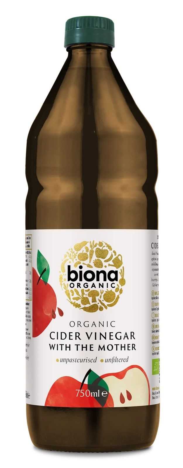 Vinagre de maçã orgânico não filtrado Biona (com a mãe) 750ml