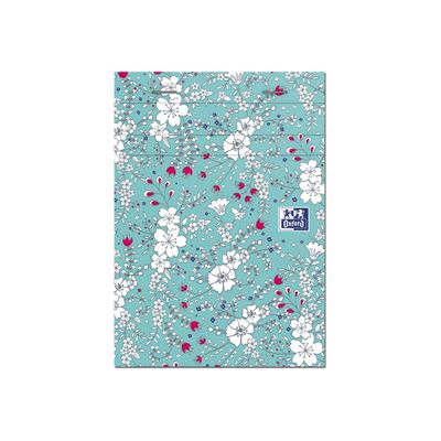 Oxford Floral - Bloc notes agrafé 10,5 x 14,8 cm