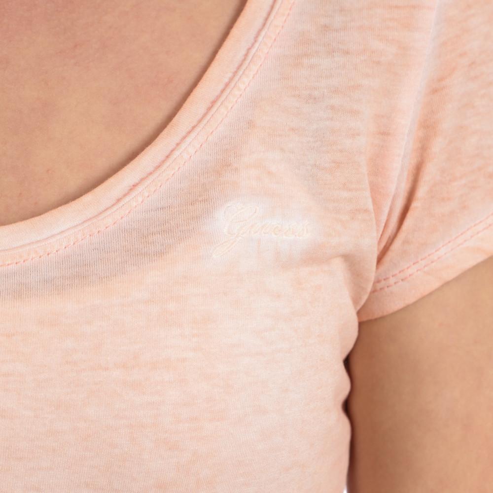 Guess T-shirt Rose Femme Guess Script