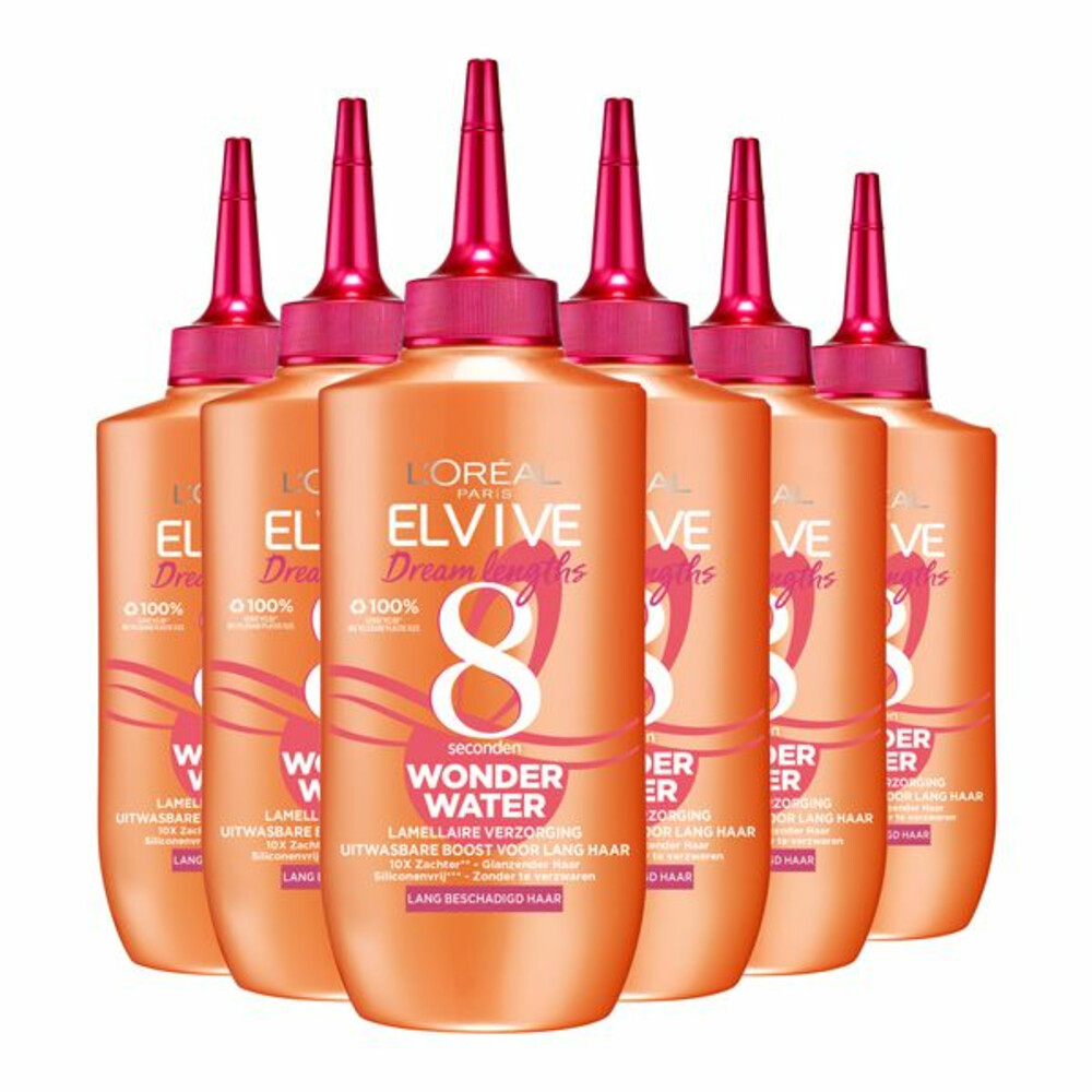 6x L'Oréal Elvive Dream Lengths Wonder Water200 ml