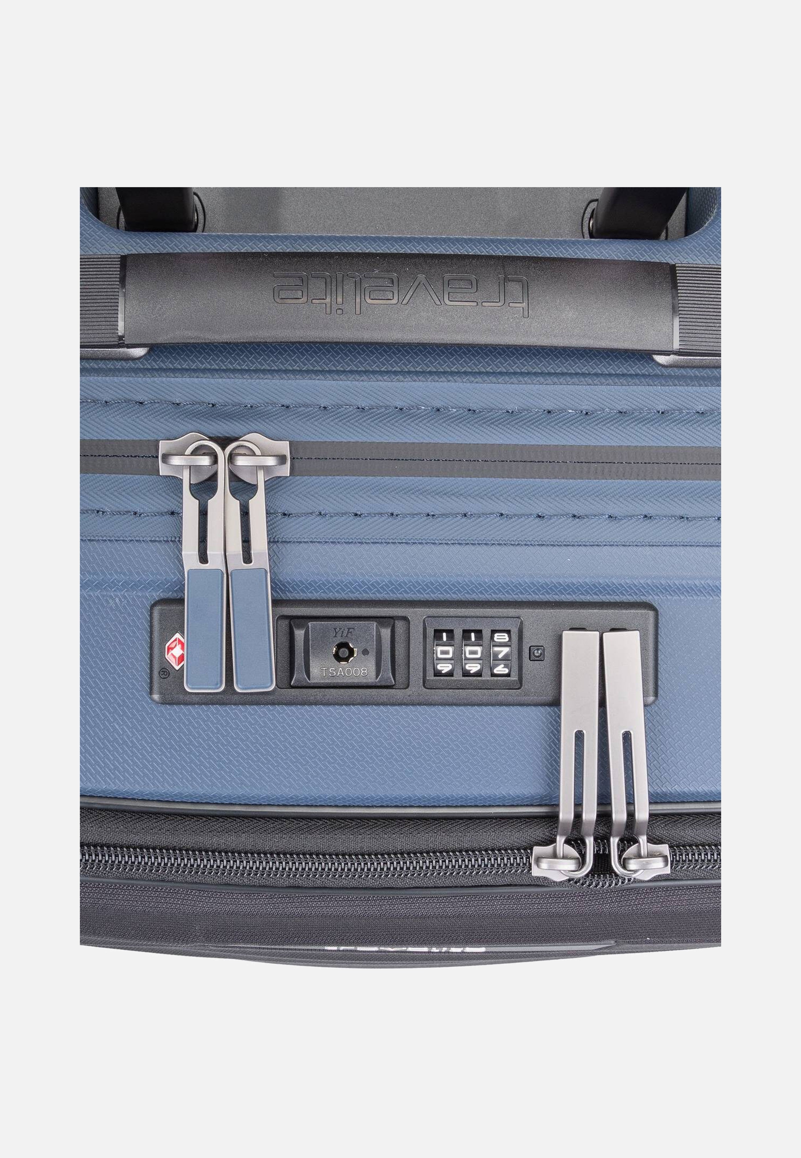 Mooby 4w Trolley S Front Pocket Marine - Koffer