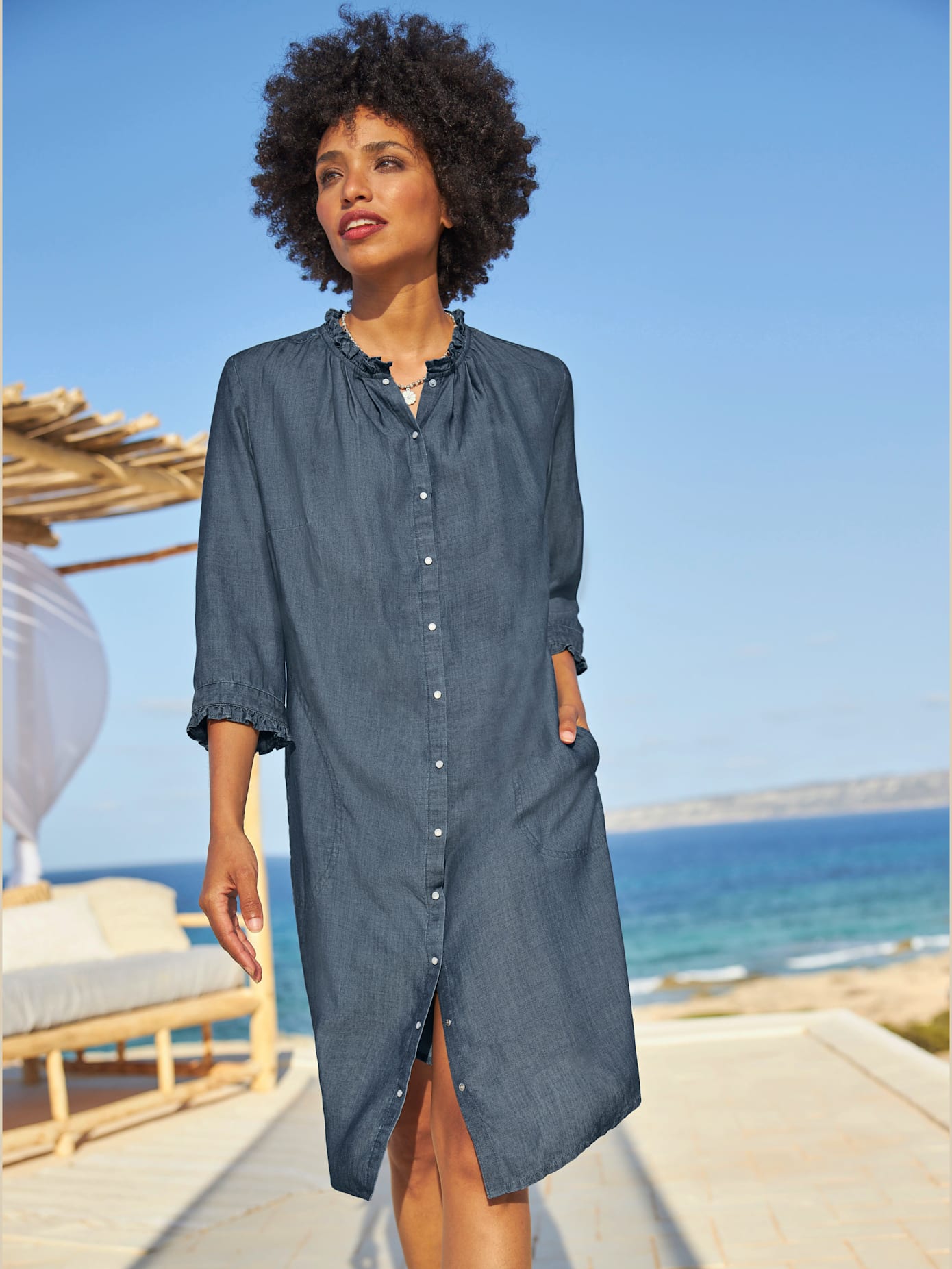 Robe tissée qualité tissée