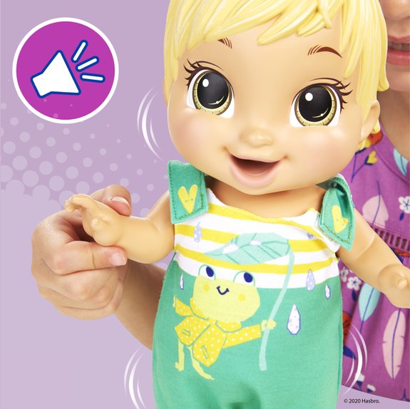 Poupée Baby Alive sautille blonde