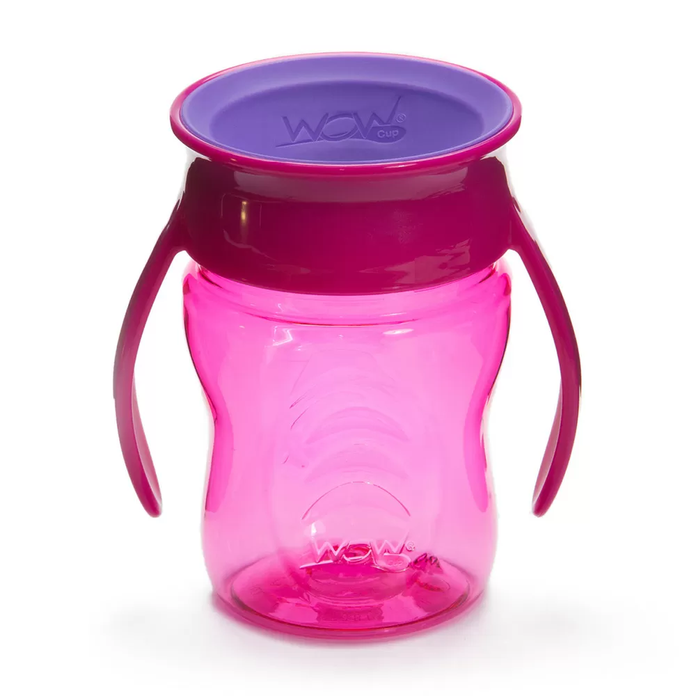 Wow Cup spildfri baby - Pink Tritan